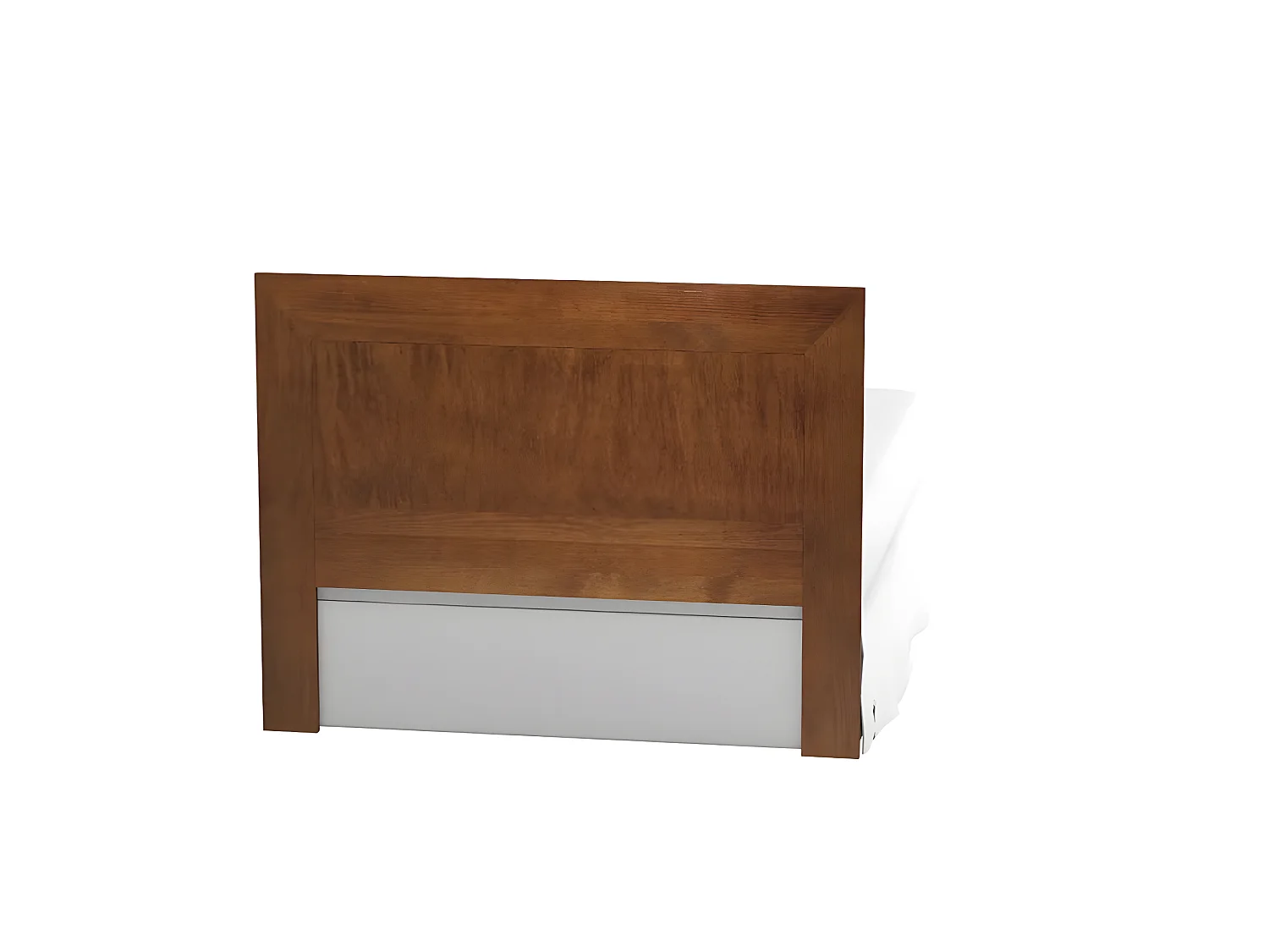 Tête de lit 135 cm coloris cerisier en pin massif - Longueur 145 x Profondeur 2 x Hauteur 110 cm