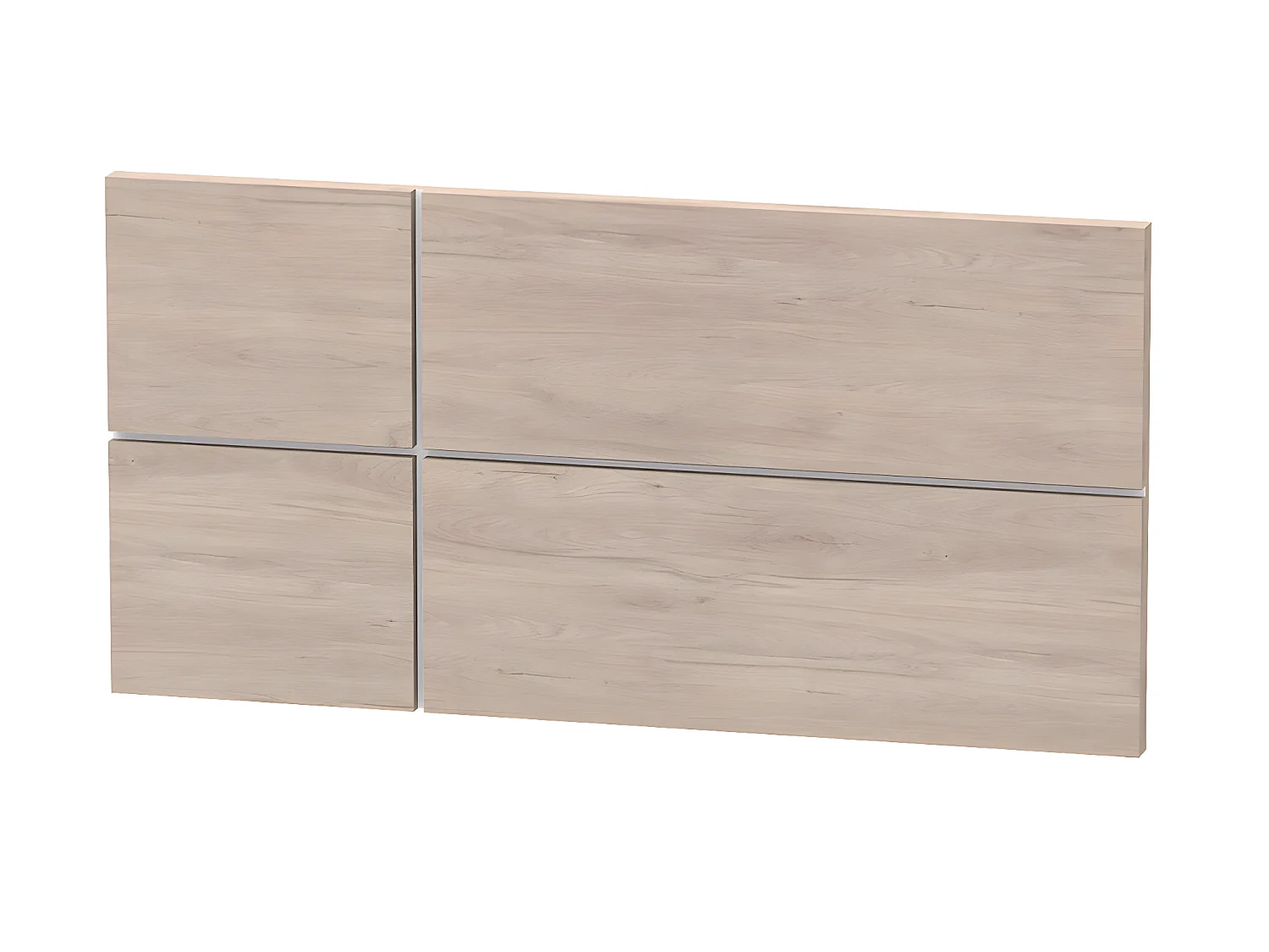 Tête de lit enfant coloris effet bois/blanc - Hauteur 50 x Longueur 100 x Profondeur 3.2 cm