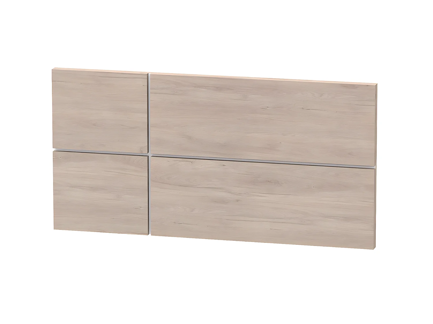 Tête de lit enfant coloris effet bois/blanc - Hauteur 50 x Longueur 100 x Profondeur 3.2 cm