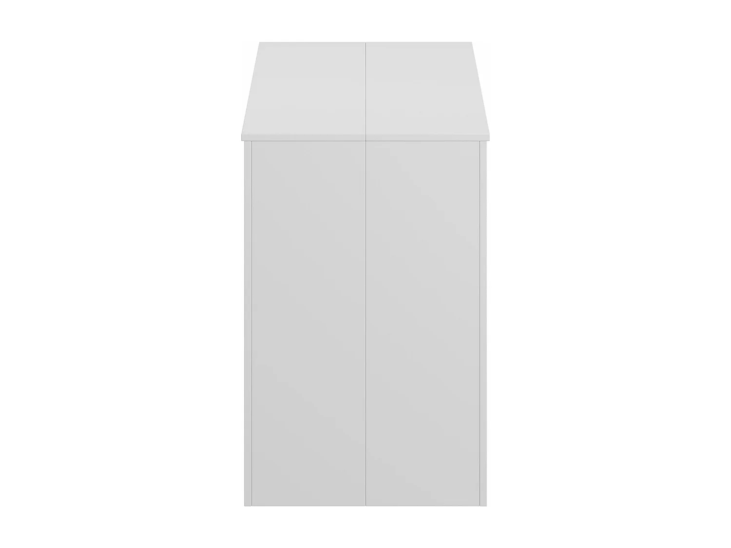 Console extensible coloris Blanc - Dim : 90 x 78 x 50 - 235 cm