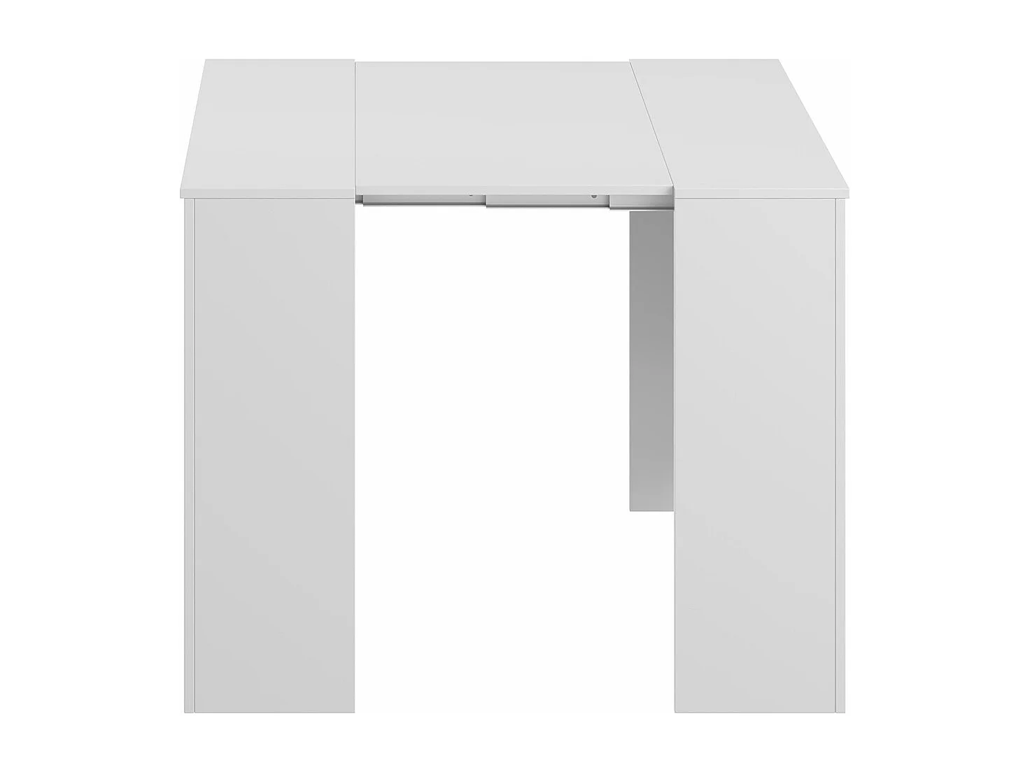 Console extensible coloris Blanc - Dim : 90 x 78 x 50 - 235 cm