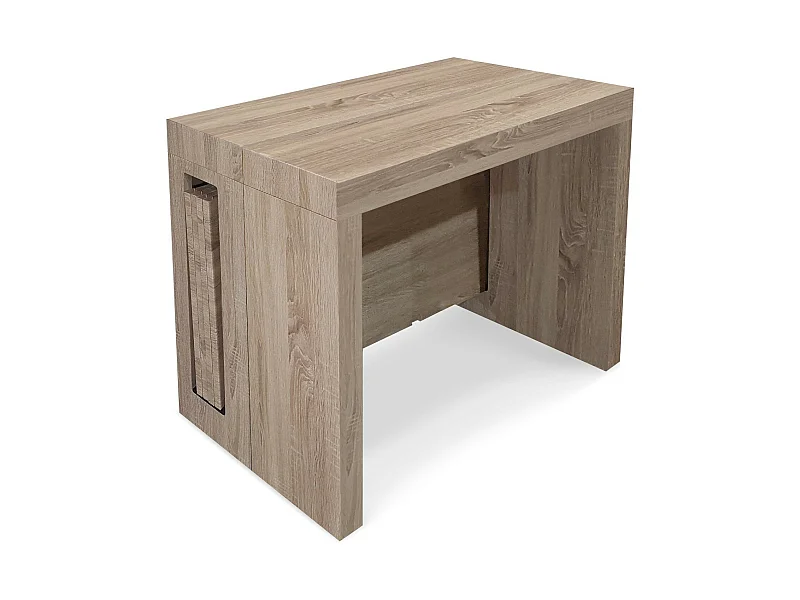 Table Console extensible Loki imitation Chêne Clair