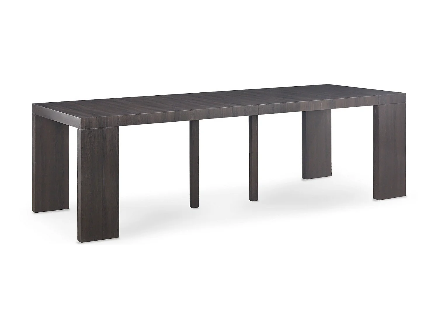 Table Console Extensible Oxalys XL imitation Bois wenge