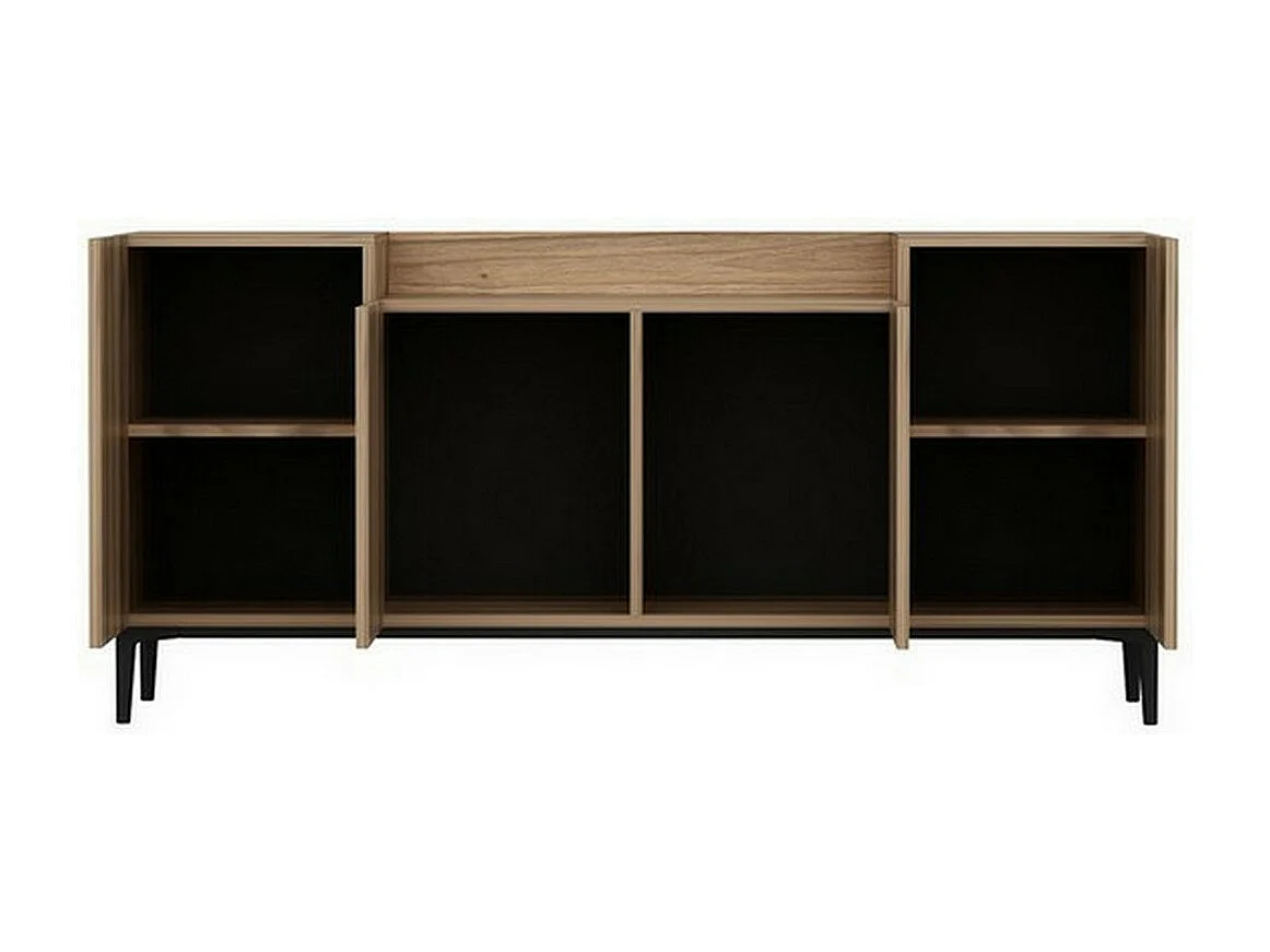 Armário Multiusos Ellaria, Noz, 160x42x75 cm, EPIKASA