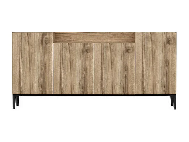 Armário Multiusos Ellaria, Noz, 160x42x75 cm, EPIKASA