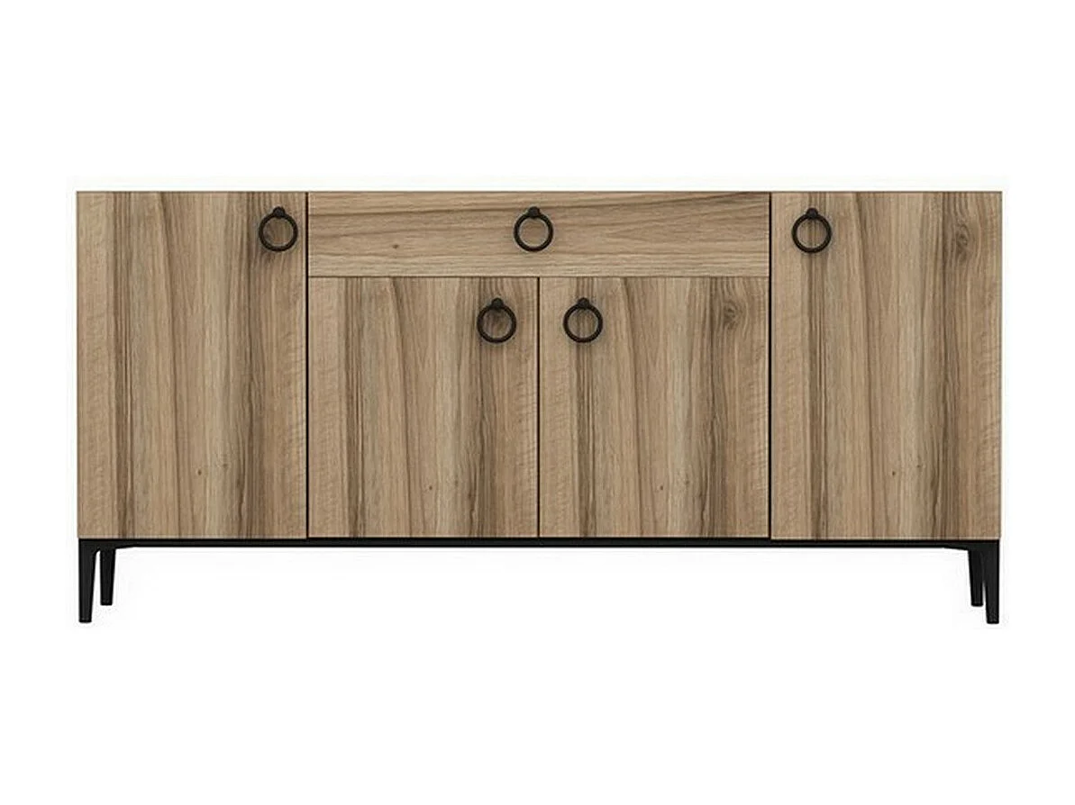 Multifunctionele Kast Moon - Walnoot - 160x42x75 cm - EPIKASA