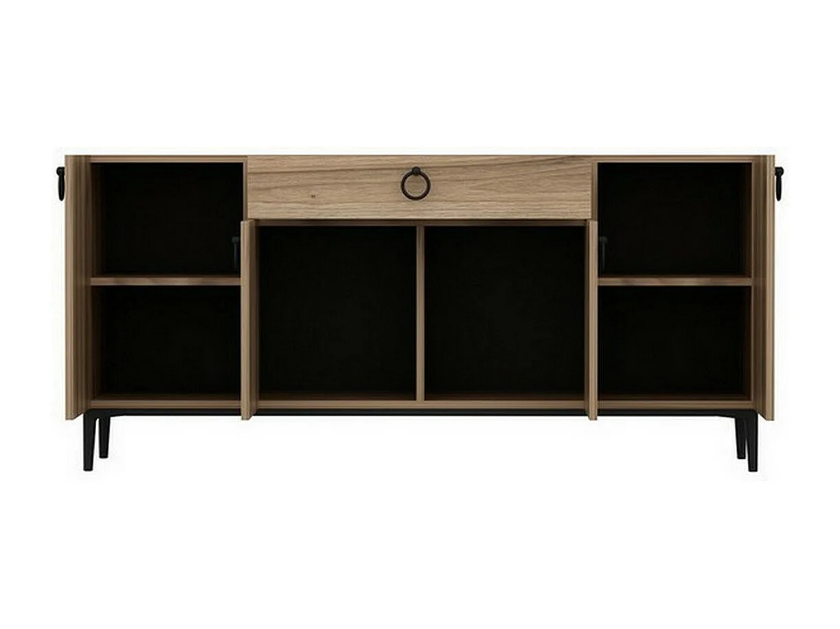 Armário Multiusos Moon, Noz, 160x42x75 cm, EPIKASA