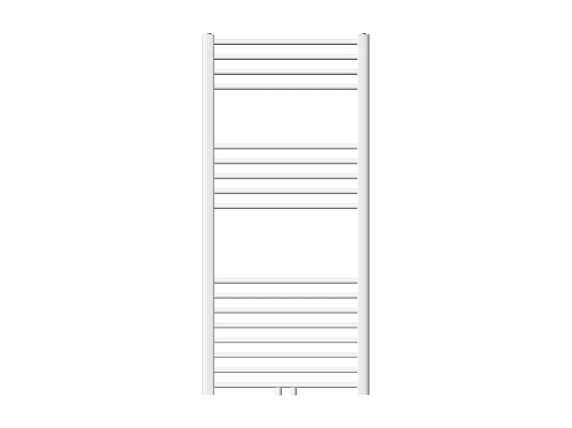 Radiateur Design Sahara Non Electrique, 600 x 1200 mm, Blanc, Connexion Central