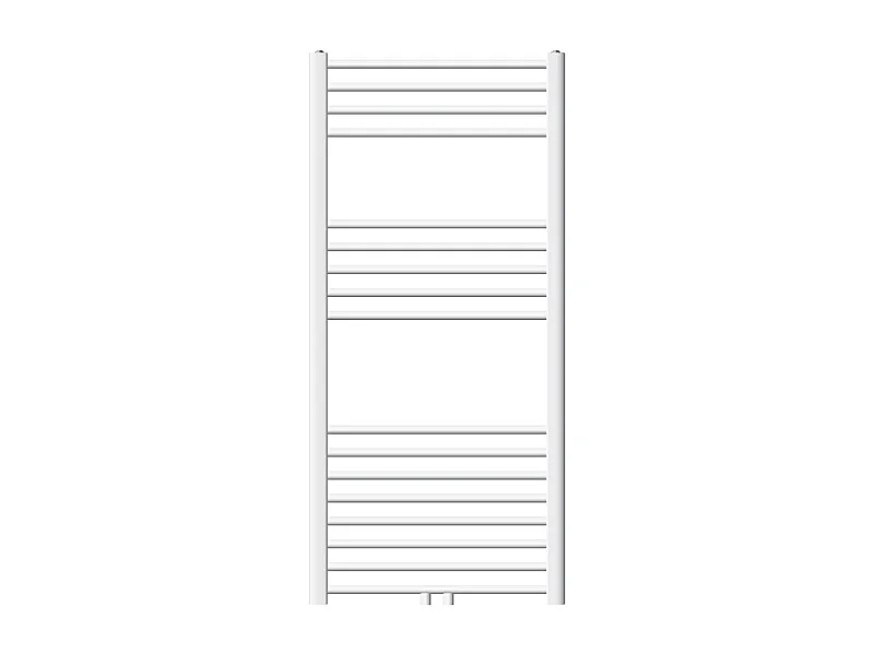 Radiatore di design Sahara non elettrico, 600 x 1200 mm, bianco, attacco centrale