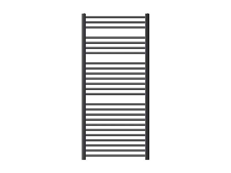 Radiatore da bagno Sahara, 750 x 1500 mm, Antracite, Dritto