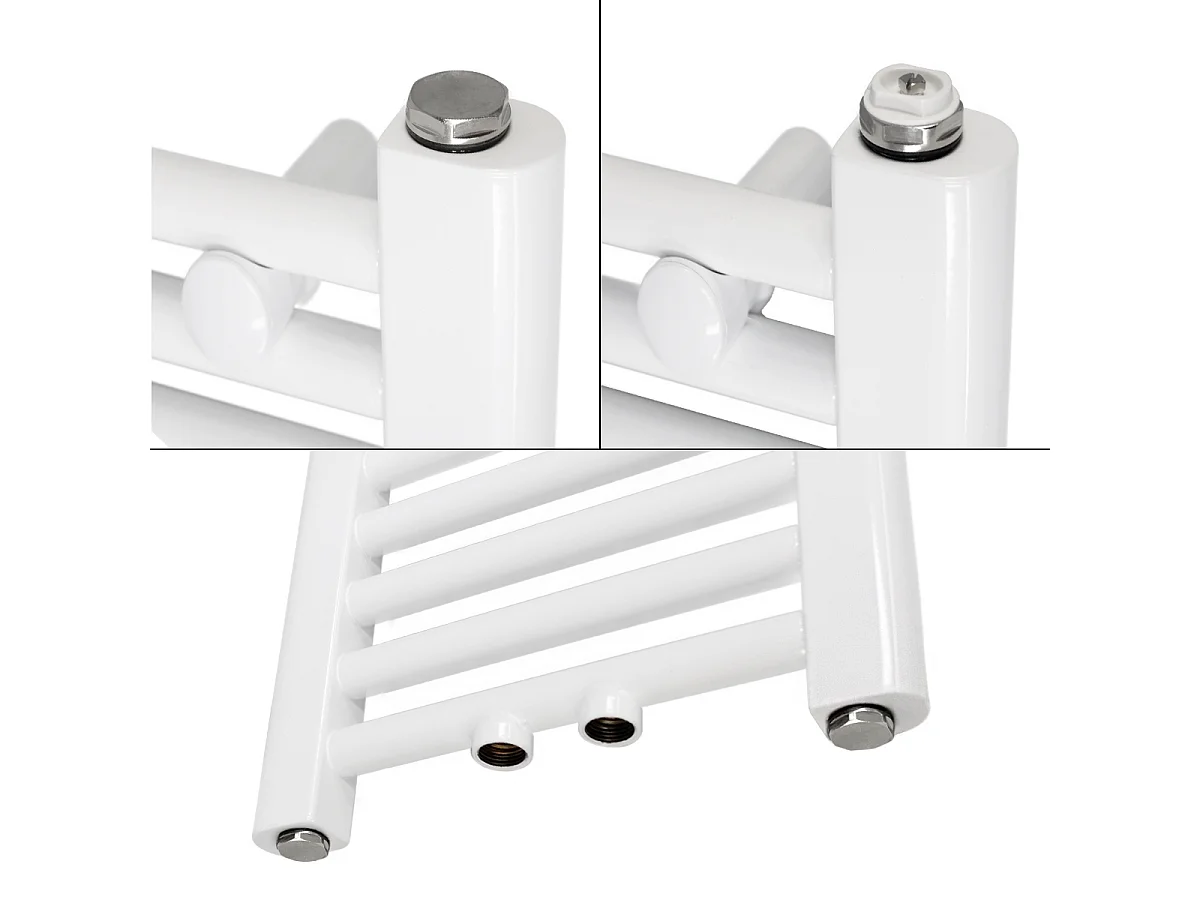 Radiatore Sahara non elettrico, 500 x 1200 mm, bianco, attacco centrale