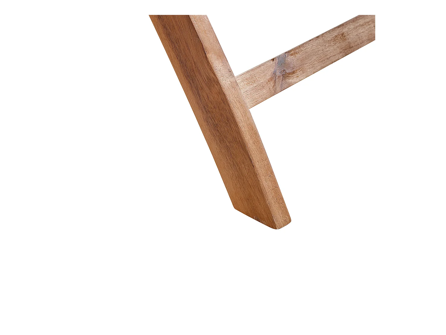 Gartenstühle 2er Set Akazienholz mit Seilgeflecht beige klappbar Prossedi