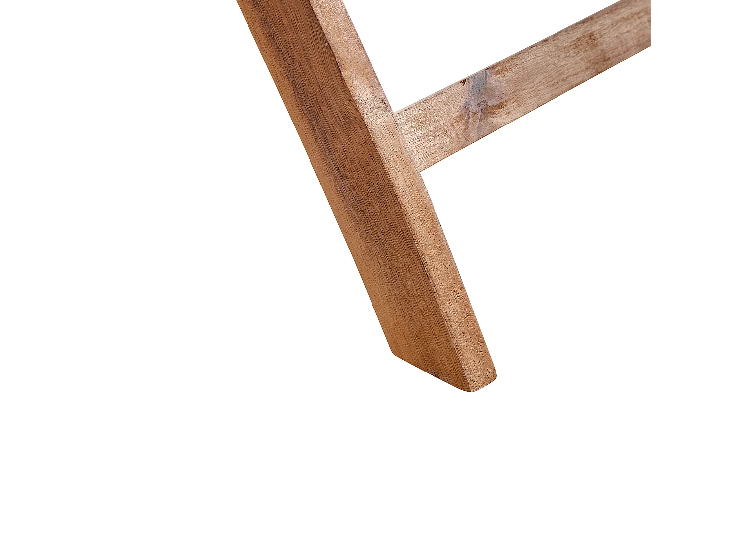 Lot de 2 chaises de jardin PROSSEDI Pliant Acacia Beige