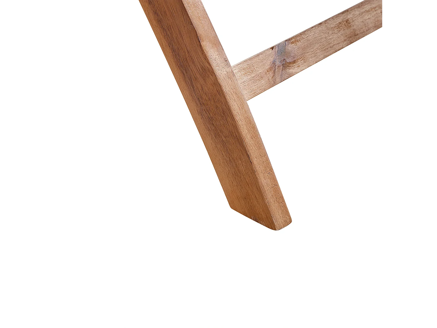 Lot de 2 chaises de jardin PROSSEDI Pliant Acacia Beige