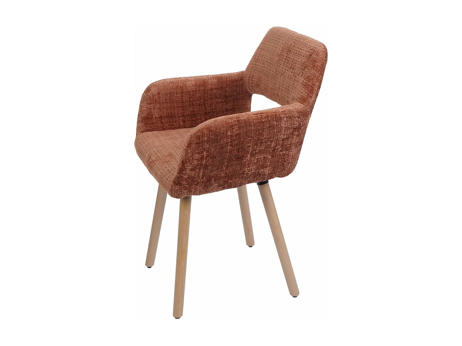 Eetkamerstoel MCW-A50 II (set van 6),  terracotta