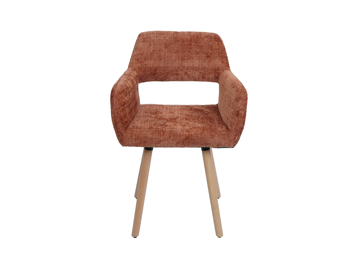 Eetkamerstoel MCW-A50 II (set van 6),  terracotta