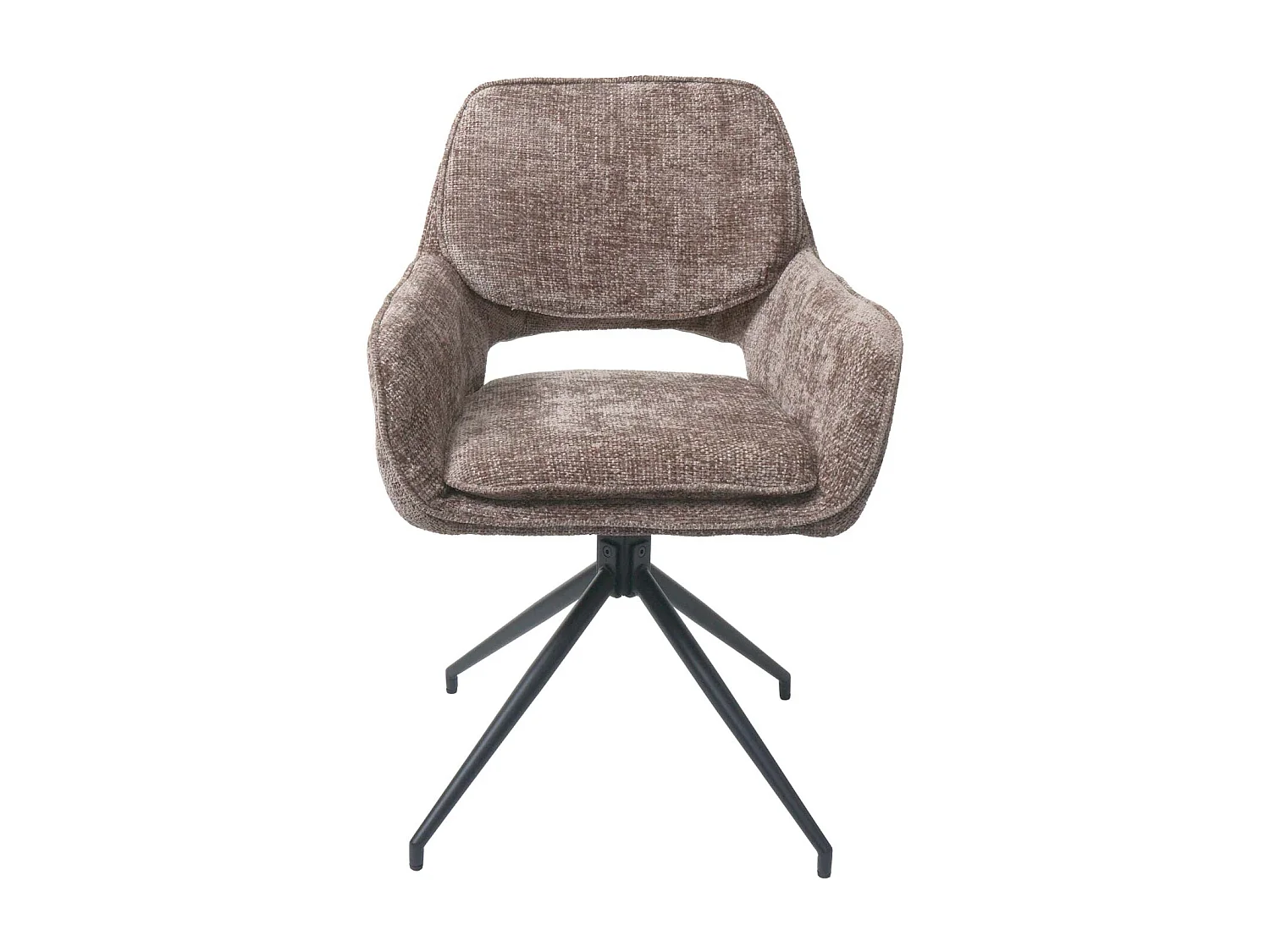 Chaise de salle à manger MCW-N74 (lot de 6),  marron