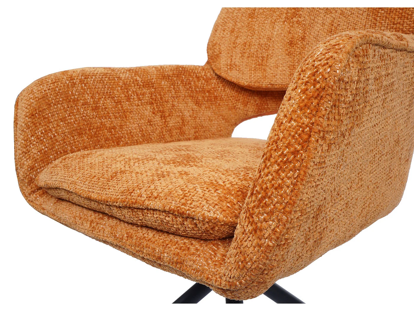 Chaise de salle à manger MCW-N74 (lot de 6),  ocre-jaune