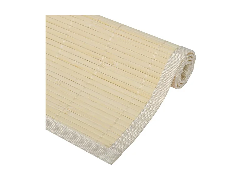 6 Bambus-Platzdeckchen 30 x 45 cm Natur