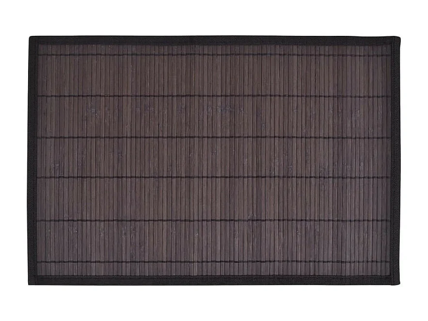 Napperons 6 pcs Bambou 30x45 cm Marron foncé
