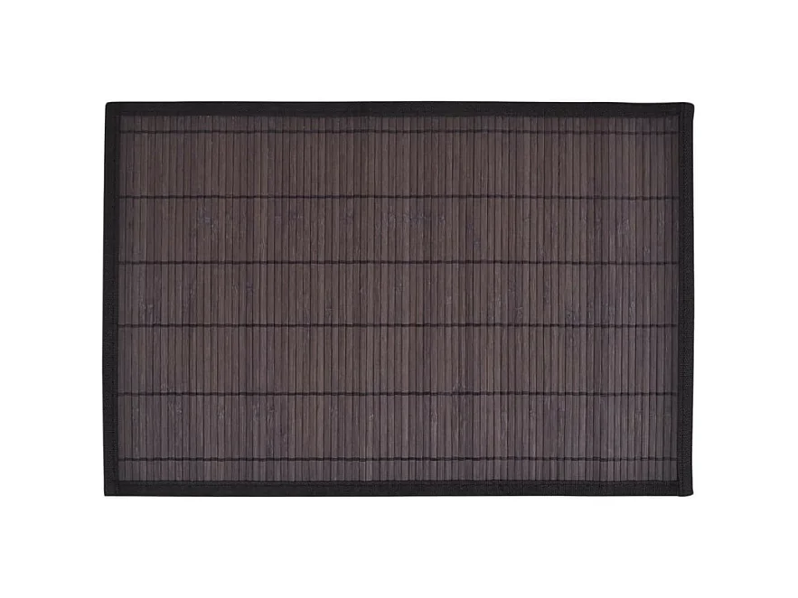 Napperons 6 pcs Bambou 30x45 cm Marron foncé