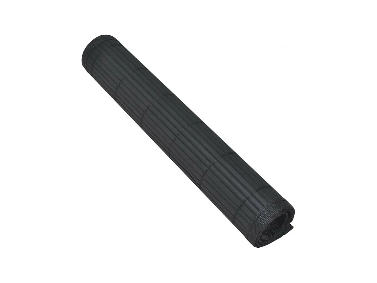 6 Bambus-Platzdeckchen 30 x 45 cm Schwarz