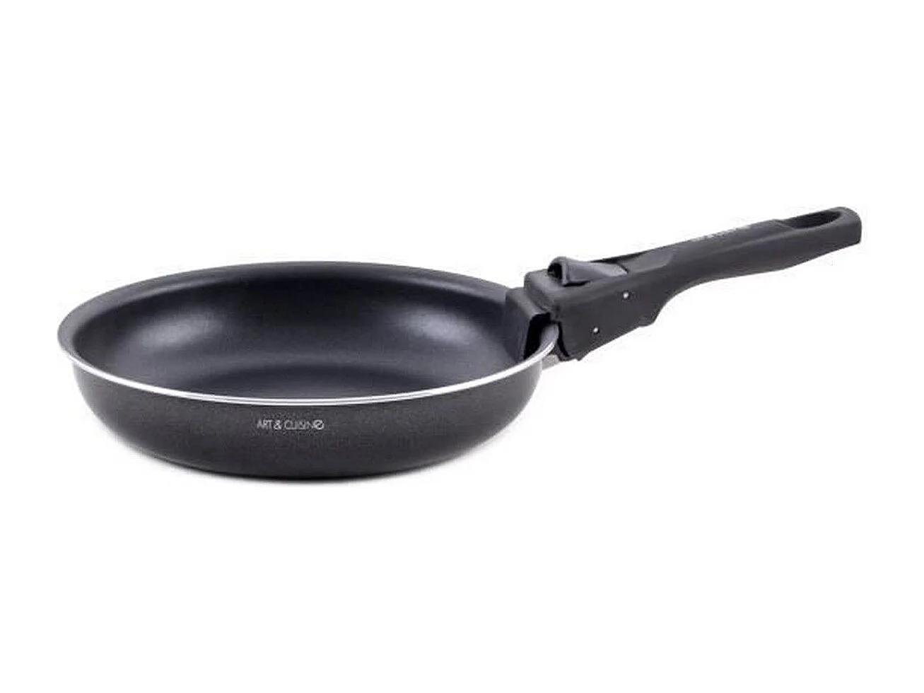 Batterie de cuisine - Tous feux dont induction - ART & CUISINE - AC1083 - Aluminium - 10 pieces - Noir