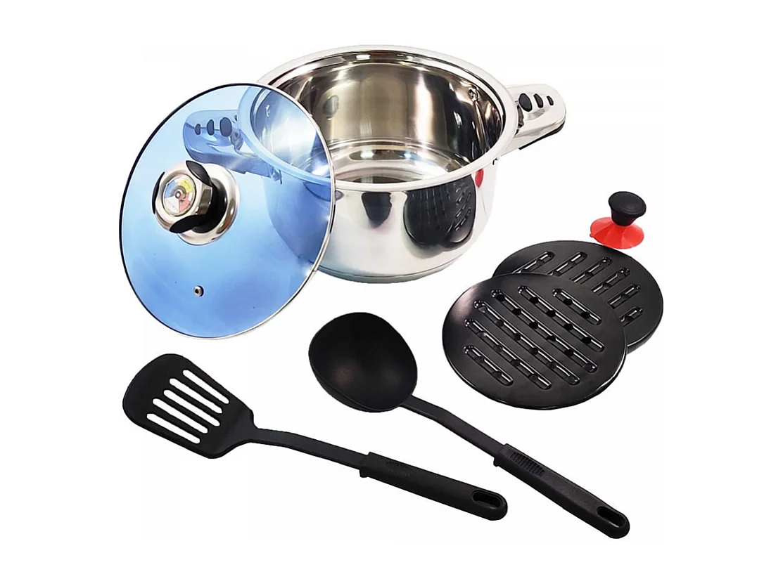 Zestaw garnków z wysokiej jakości stali nierdzewnej Royalty Line RL-16RGNM, 16 części