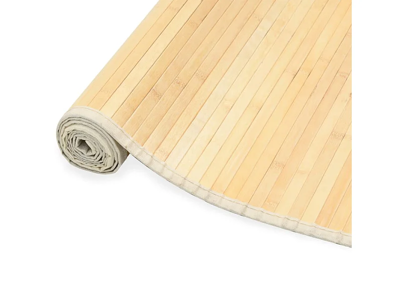 Tapis en bambou 100x160 cm Naturel