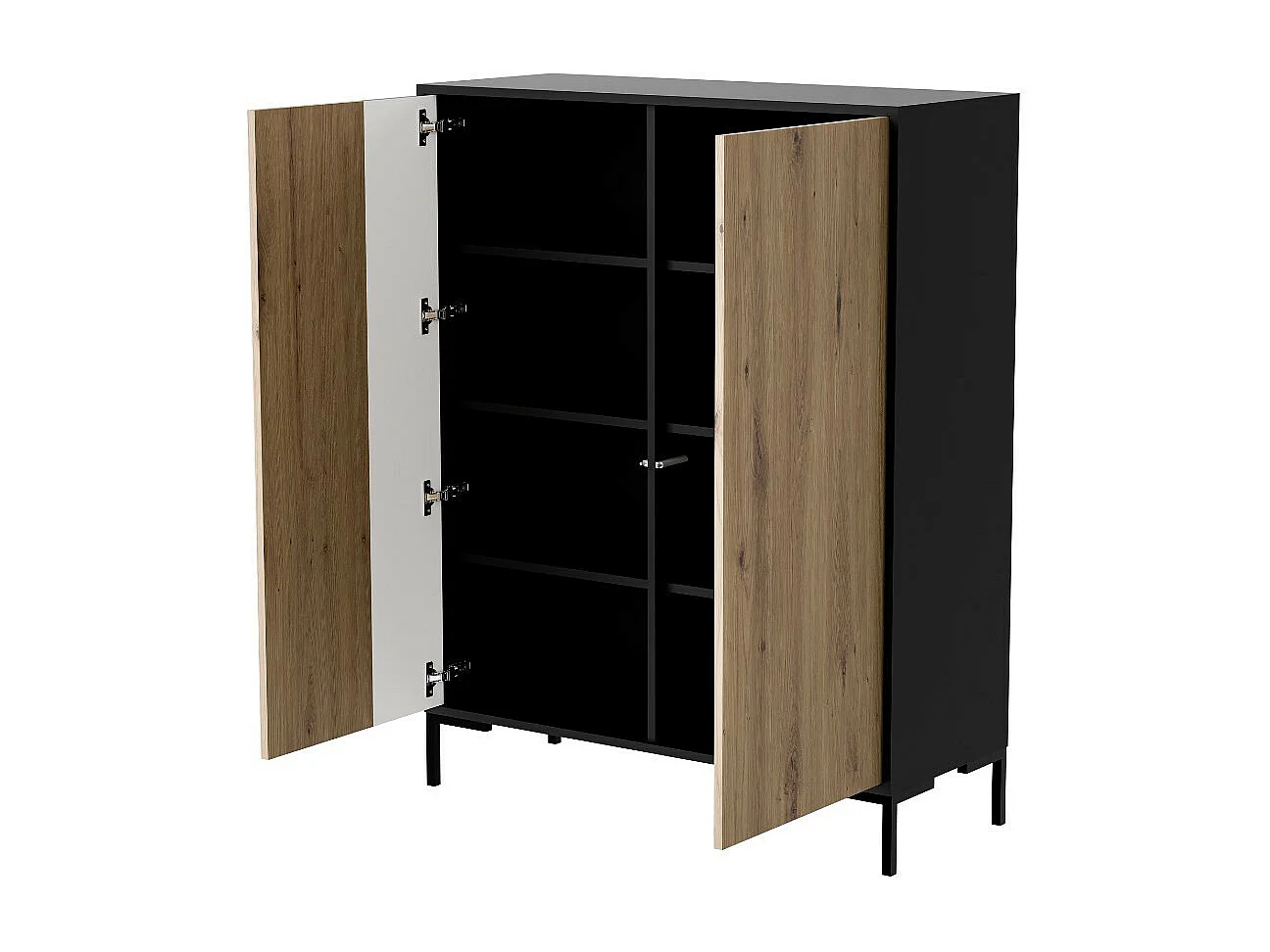 Lavagna nera e in legno L. 100 cm x H. 129 Polo