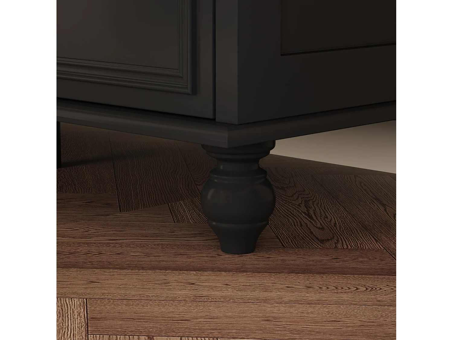 Commode Moderne avec 9 Tiroirs Salon chambre 160x40x80cm Noir