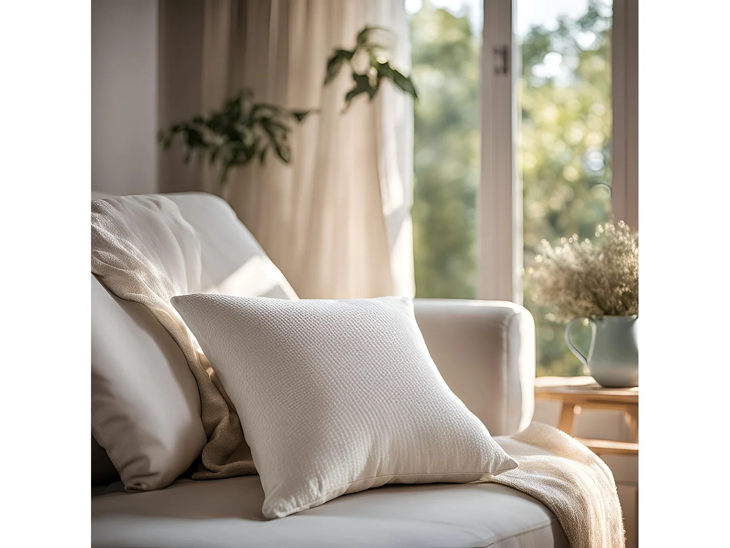 Coussin de garnissage coloris blanc