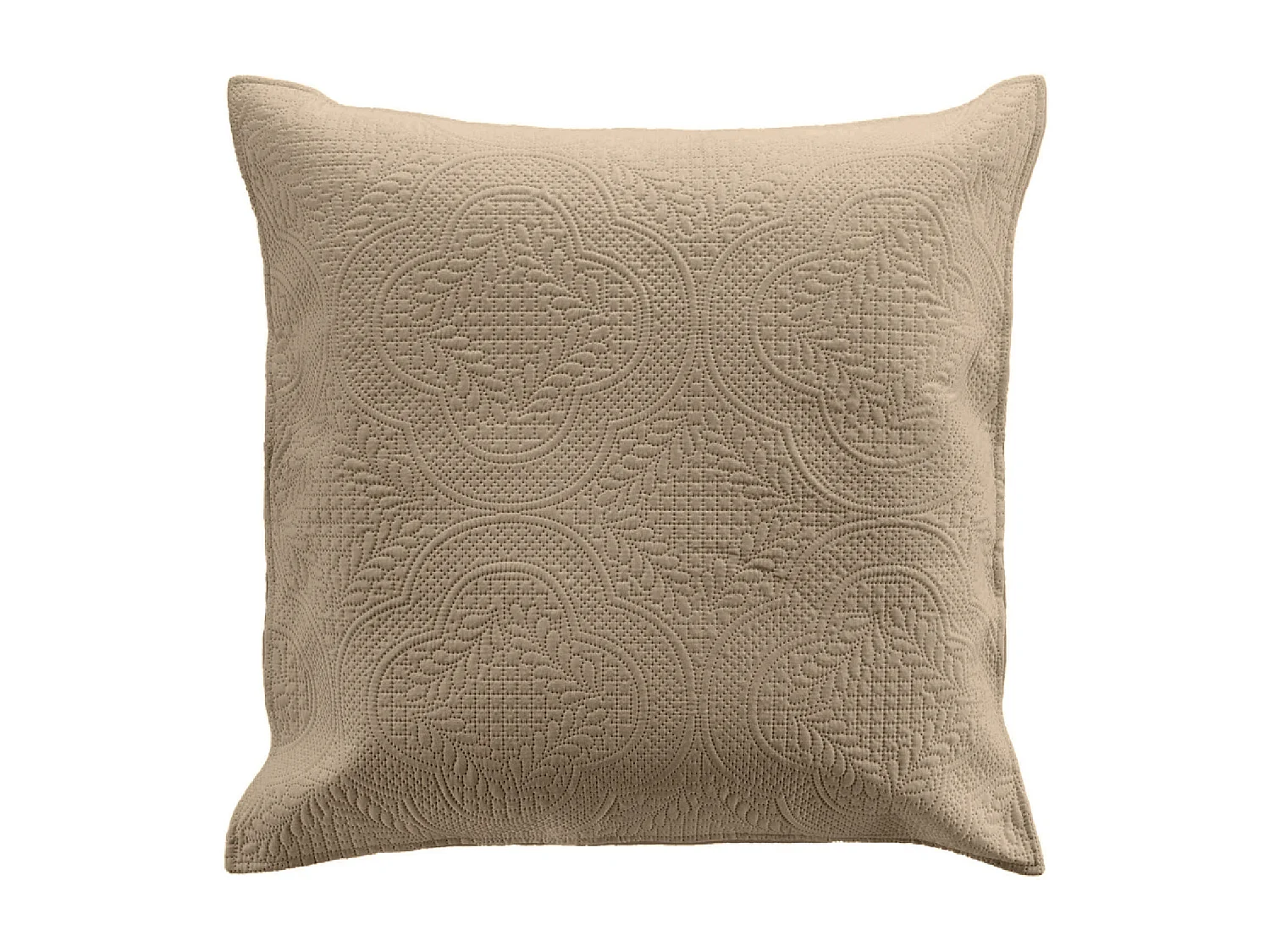 Couvre-Lit Matelassé et 2 Taies d'Oreiller Romane