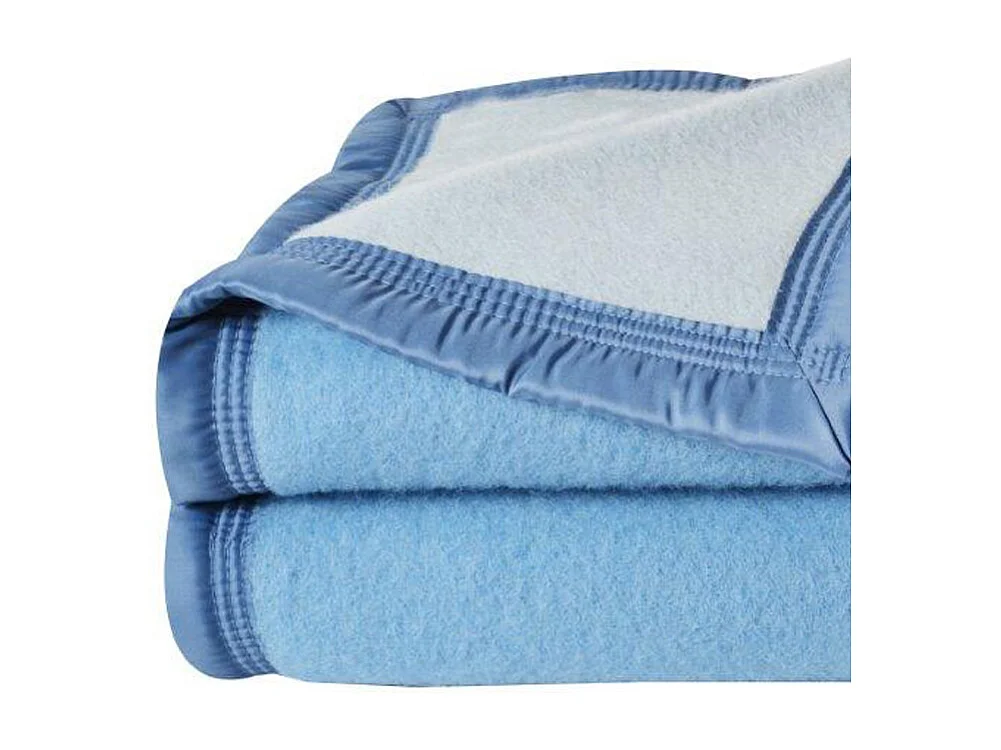 Couverture  laine Woolmark double face