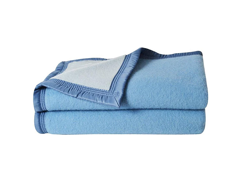 Couverture  laine Woolmark double face