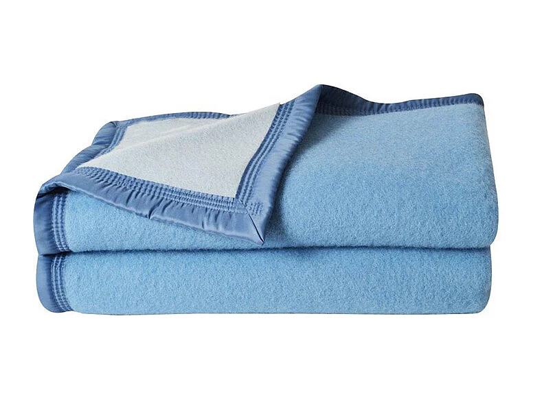 Couverture  laine Woolmark double face