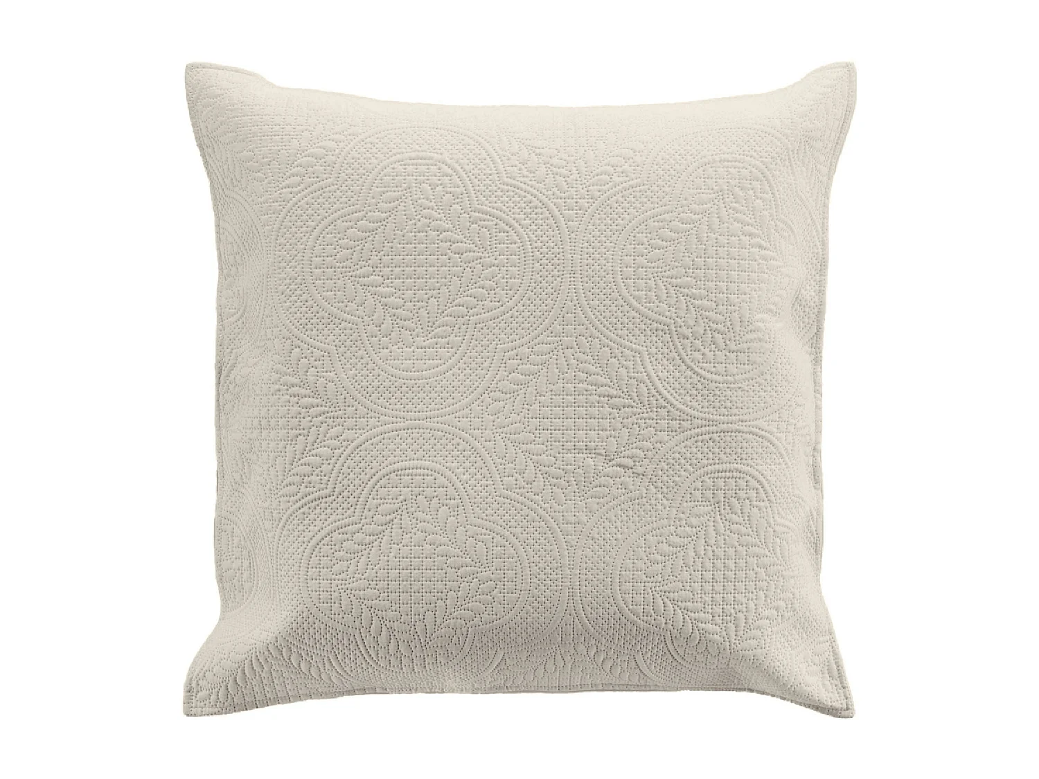 Couvre-Lit Matelassé et 2 Taies d'Oreiller Romane