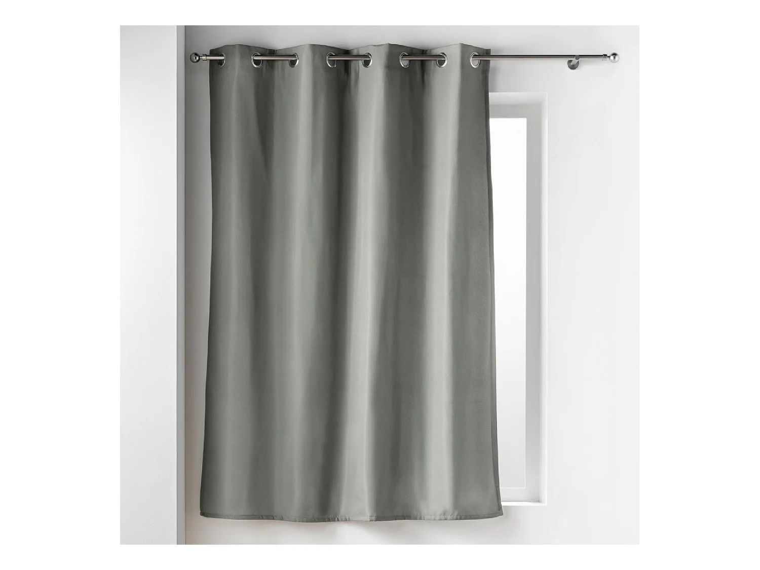 Rideau Isolant Thermique "Micropolar" 135x180cm Gris