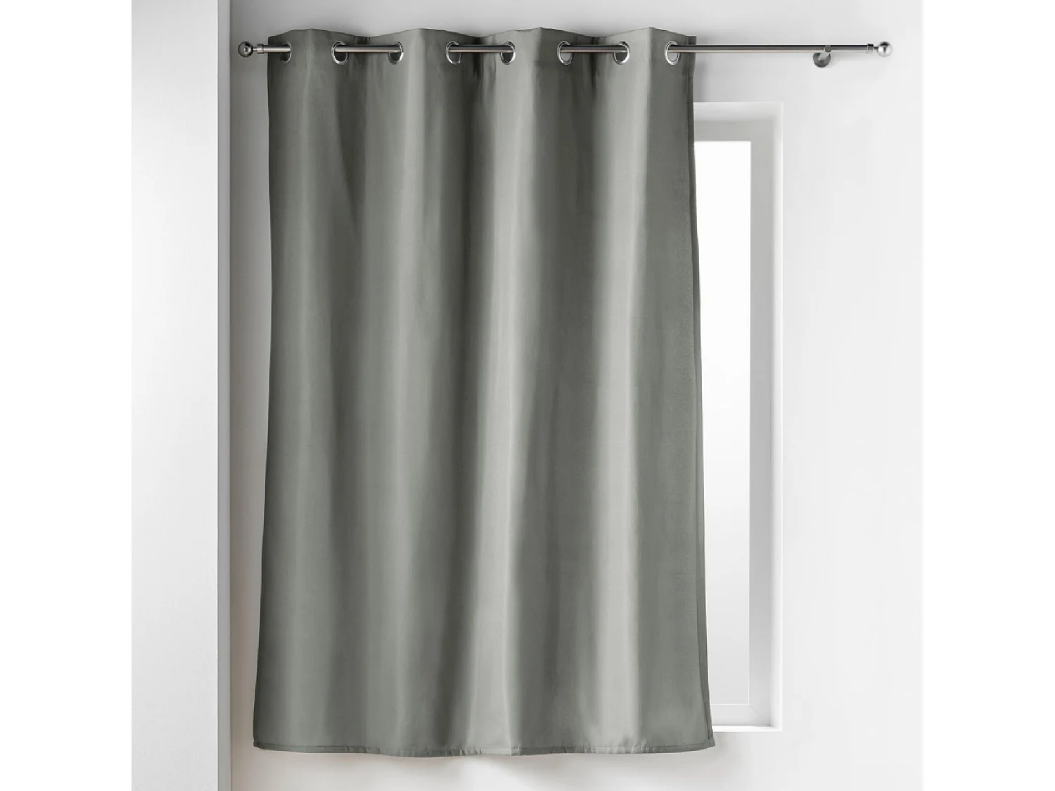 Rideau Isolant Thermique "Micropolar" 135x180cm Gris