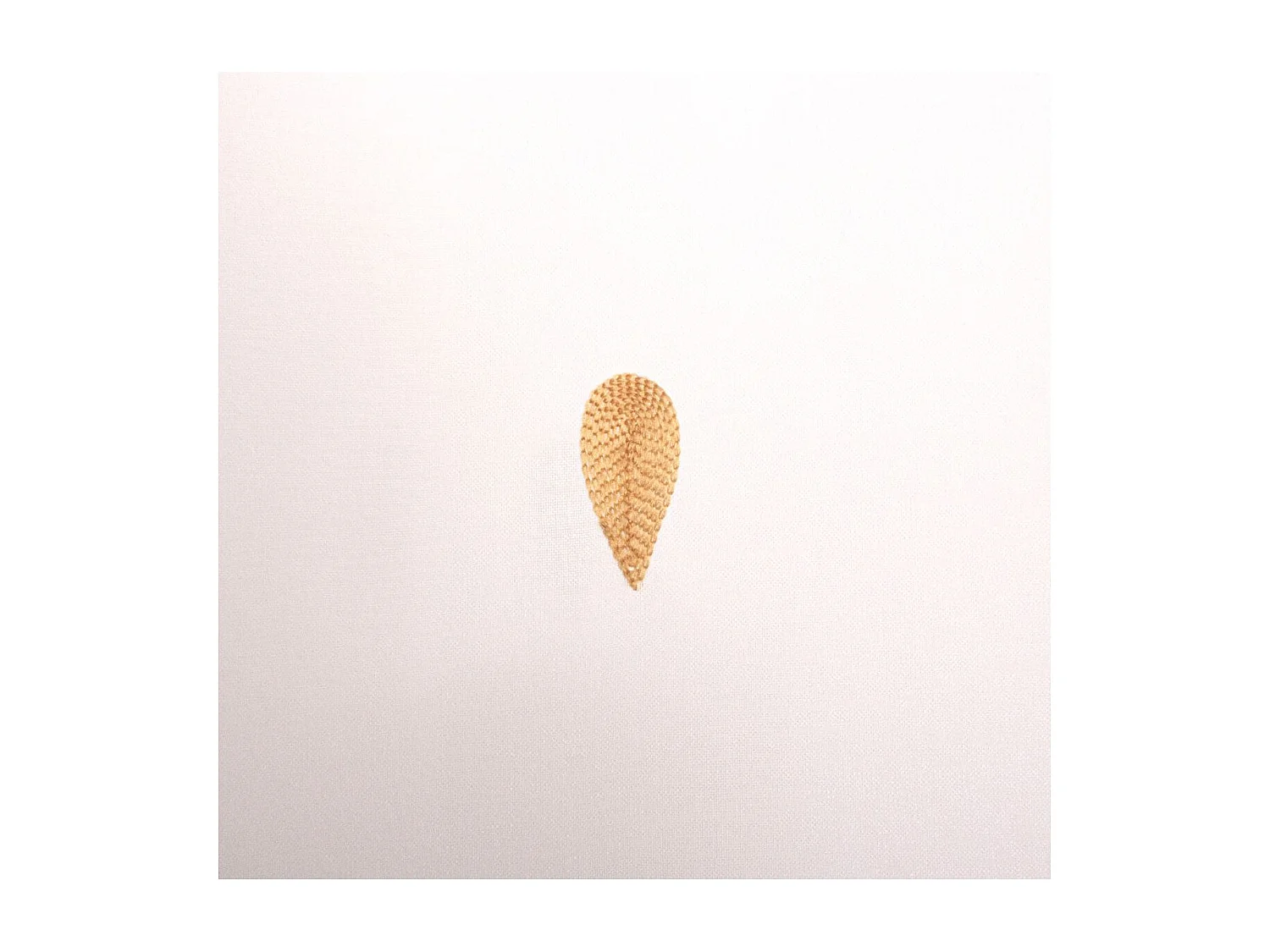 Paire de Voilages Brodés "Telline" 60x160cm Miel