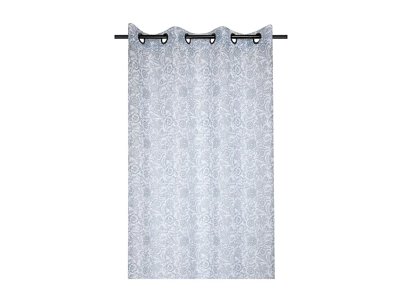 Dämpfender Vorhang im Blumenstil