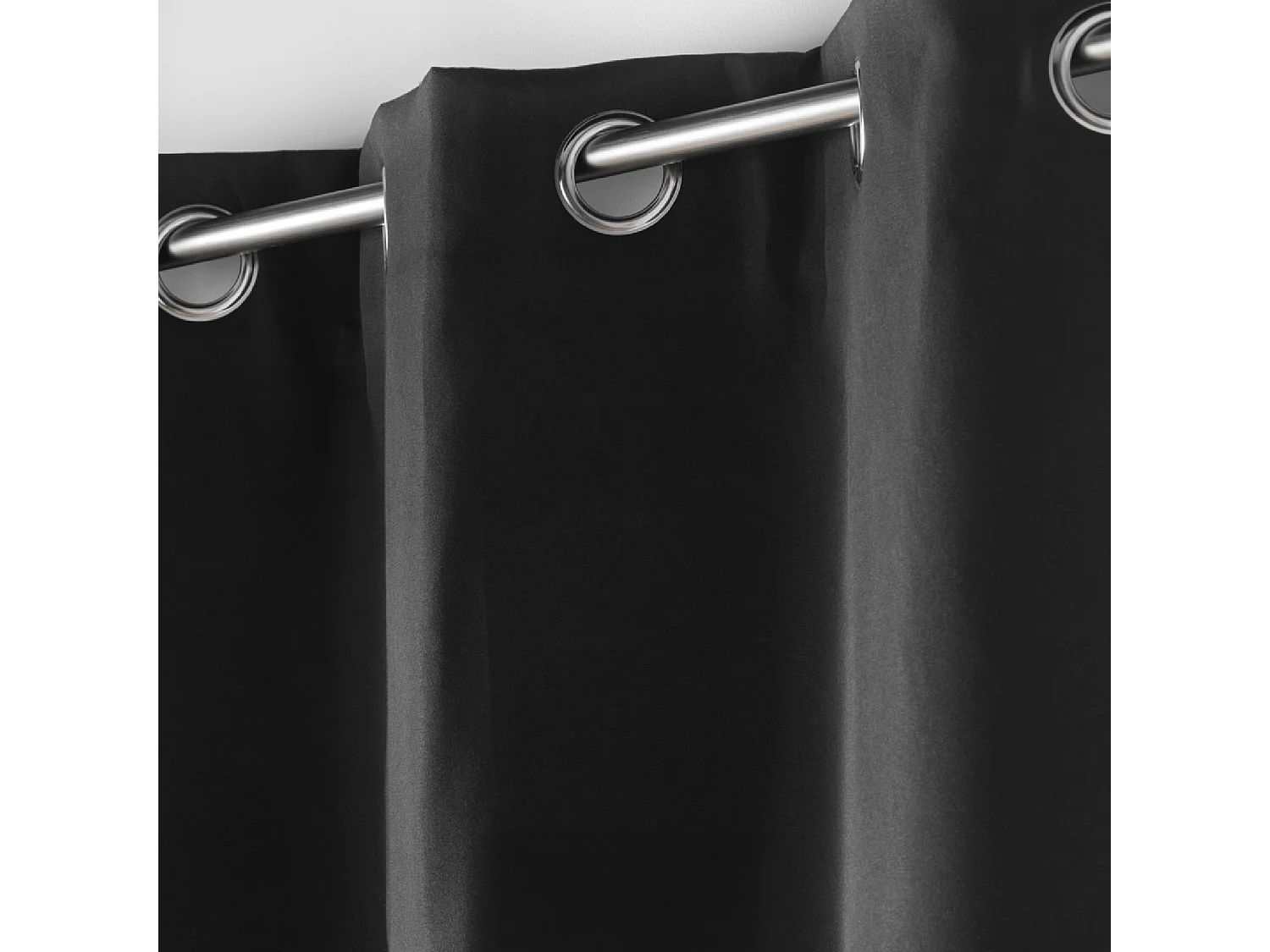 Rideau Isolant Thermique "Micropolar" 135x180cm Noir