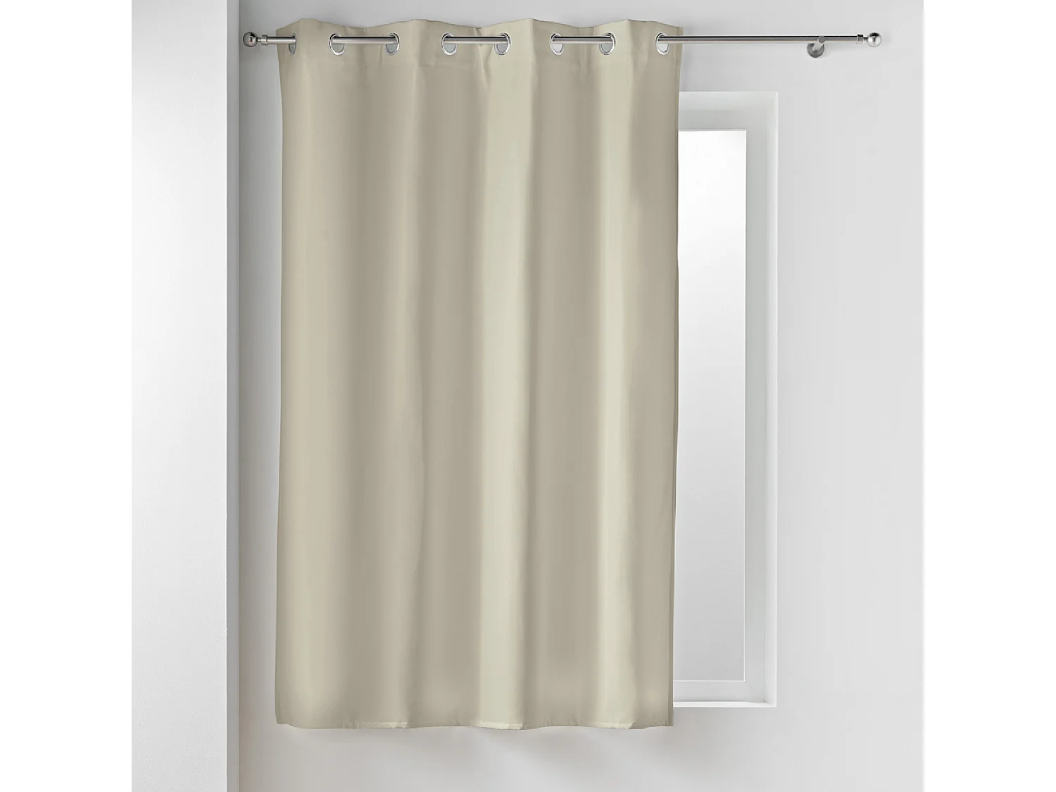 Rideau Isolant Thermique "Micropolar" 135x180cm Lin