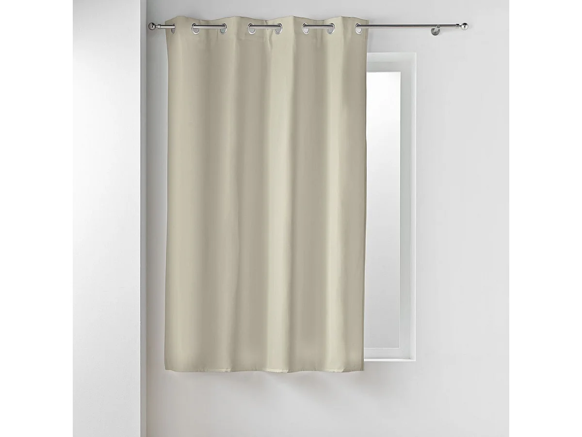 Rideau Isolant Thermique "Micropolar" 135x180cm Lin