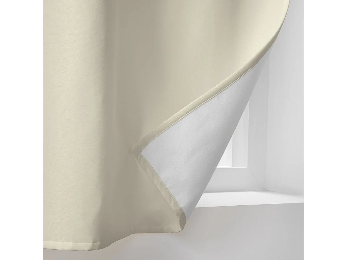 Rideau Isolant Thermique "Micropolar" 135x180cm Lin