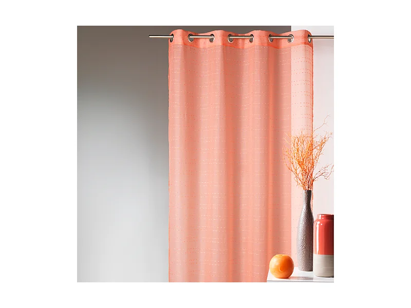 Voilage en Étamine fantaisie "Doupion"