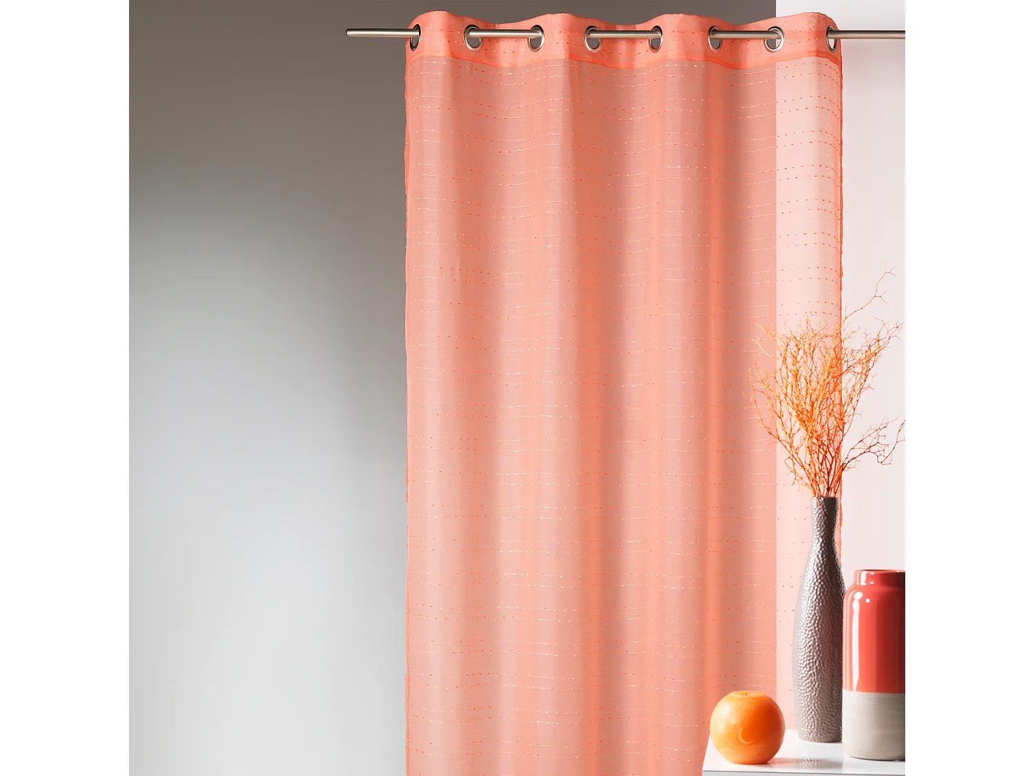 Voilage en Étamine fantaisie "Doupion"