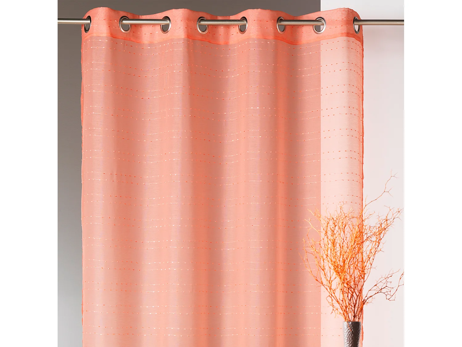 Voilage en Étamine fantaisie "Doupion"