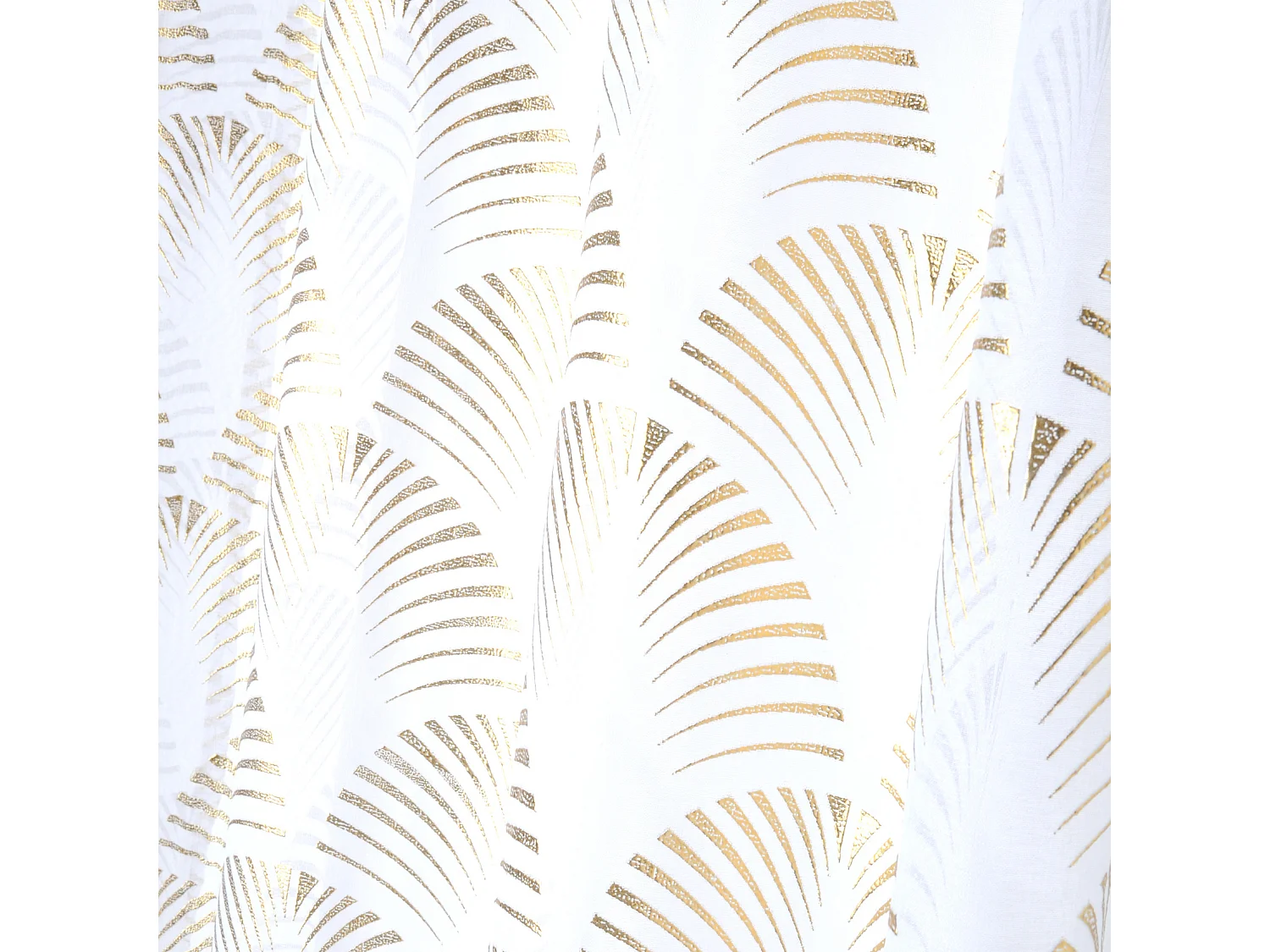 Visillo semi-opaco ojales estampado Maldivas