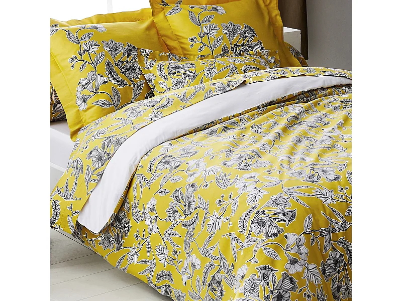 Parure en satin 5 pièces Botanic